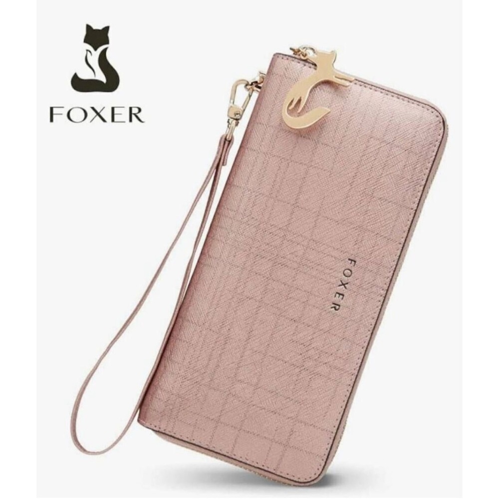 Foxer Blush Pink Wristlet Clutch